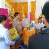 พิธีอัญเชิญผ้าไตร เครื่องสังฆทานพระราชทาน